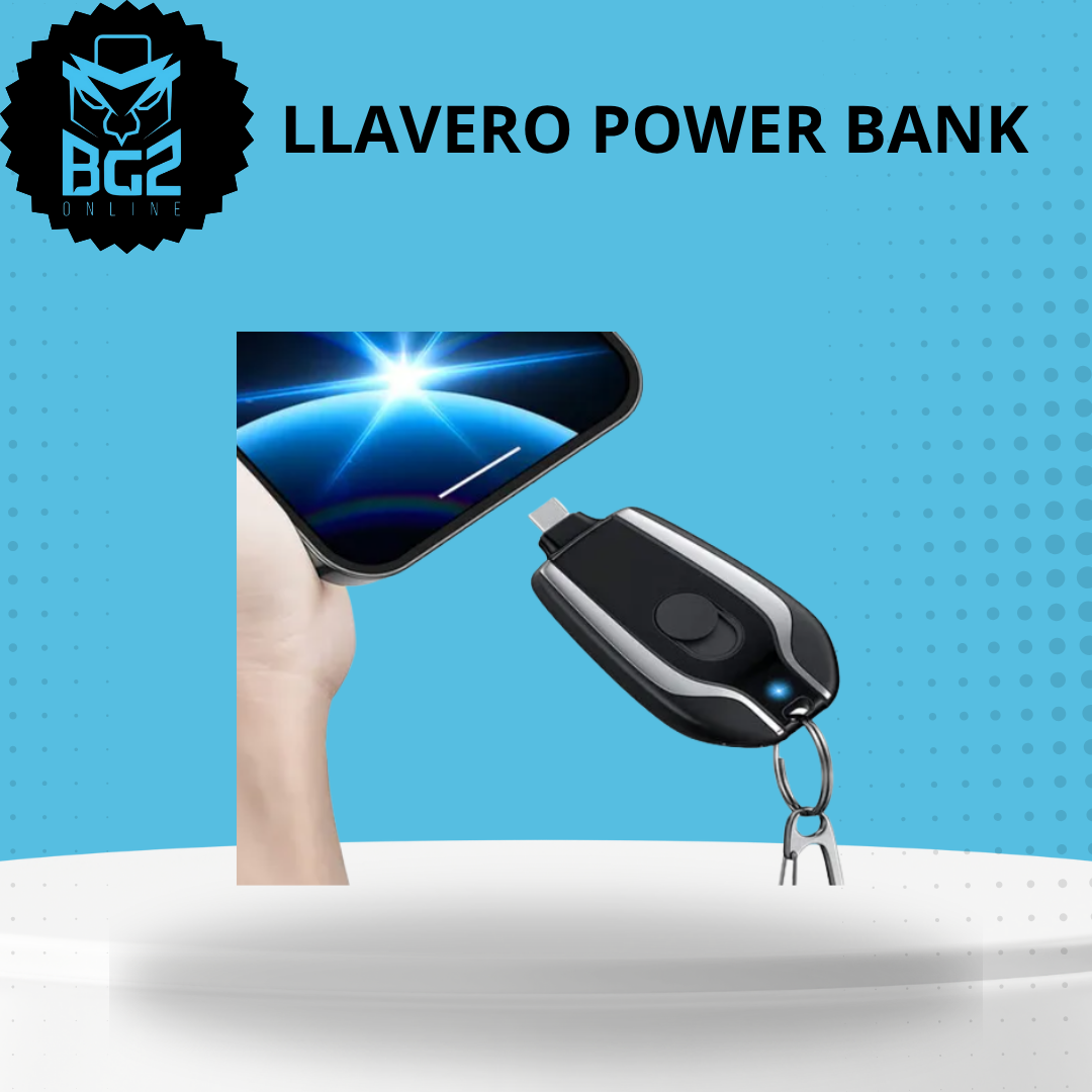 Llavero power bank tipo c